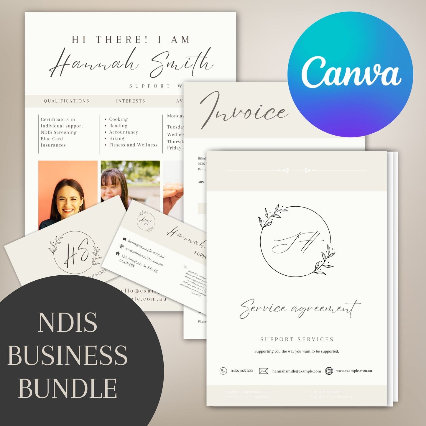 MINIMALIST Business Design Bundle Template