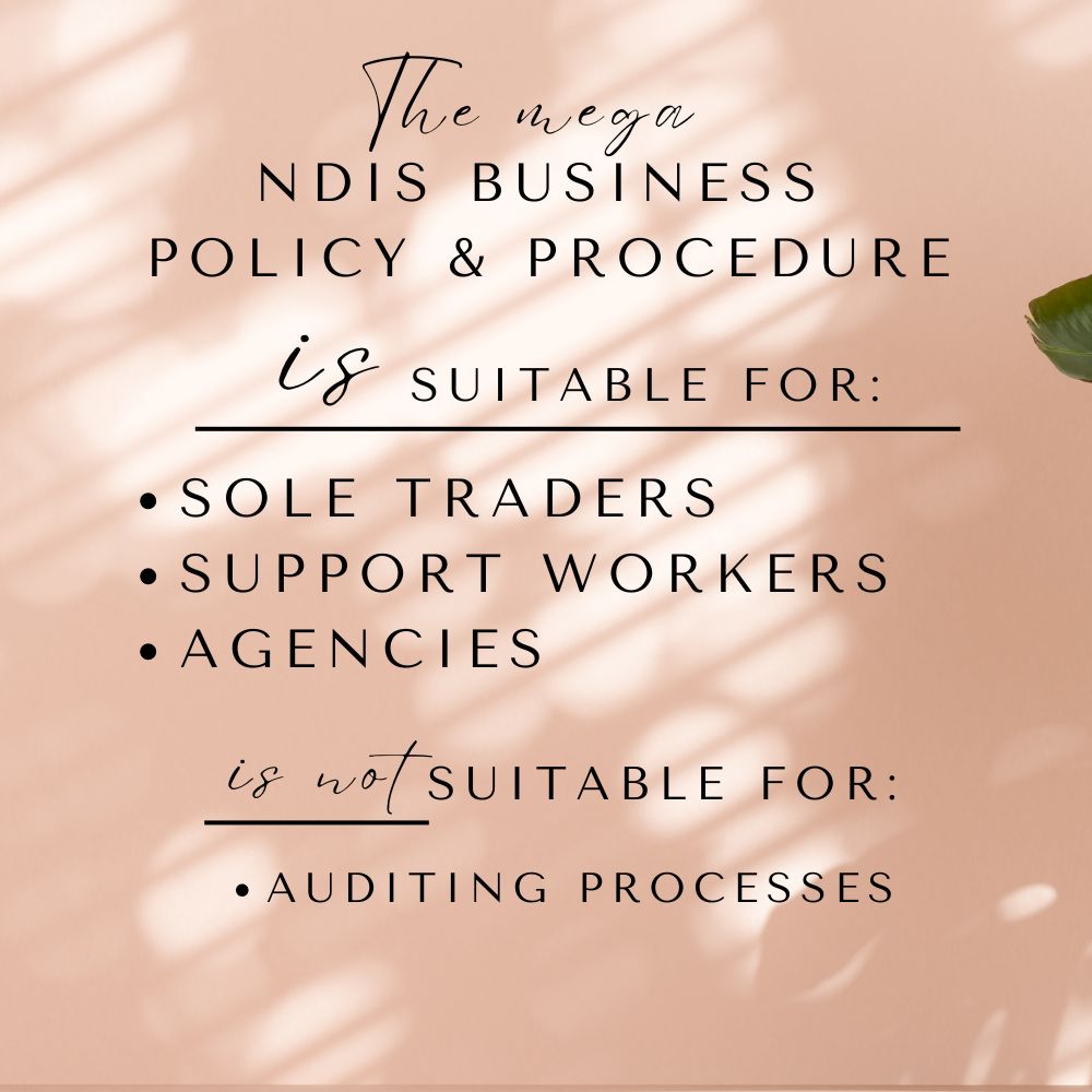 Mega Support Worker Policy & Procedure Bundle (30) Templates