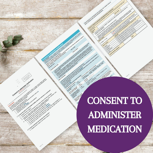 Consent to Administer Medication Template