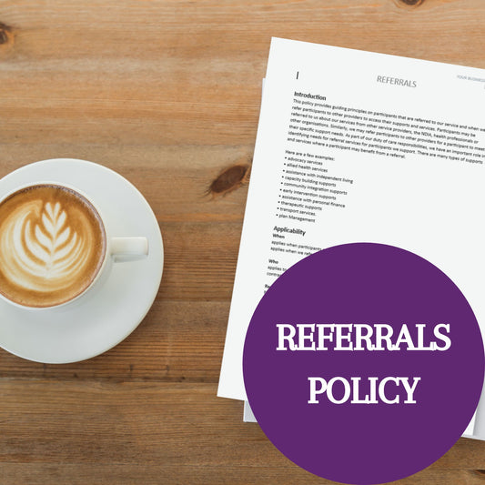 Referrals Policy Template