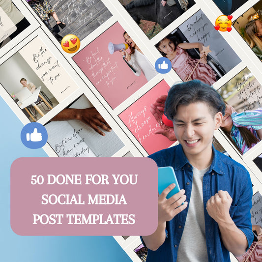 50 Social media Posts - Quotes Templates