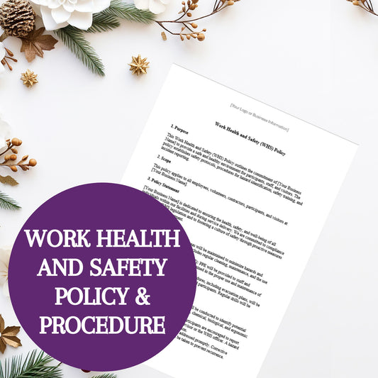 Work Health and Safety Policy Template