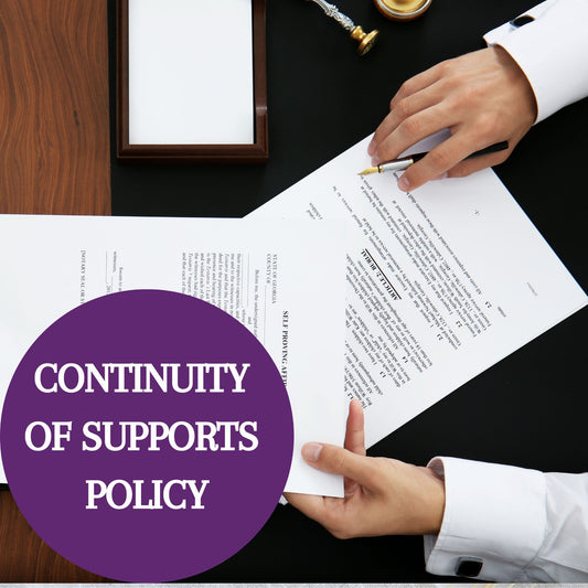 Continuity of Support Policy Template