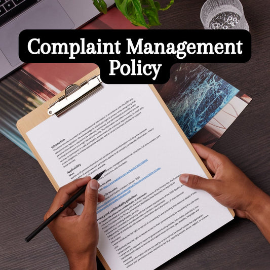 Complaint Management Policy Template