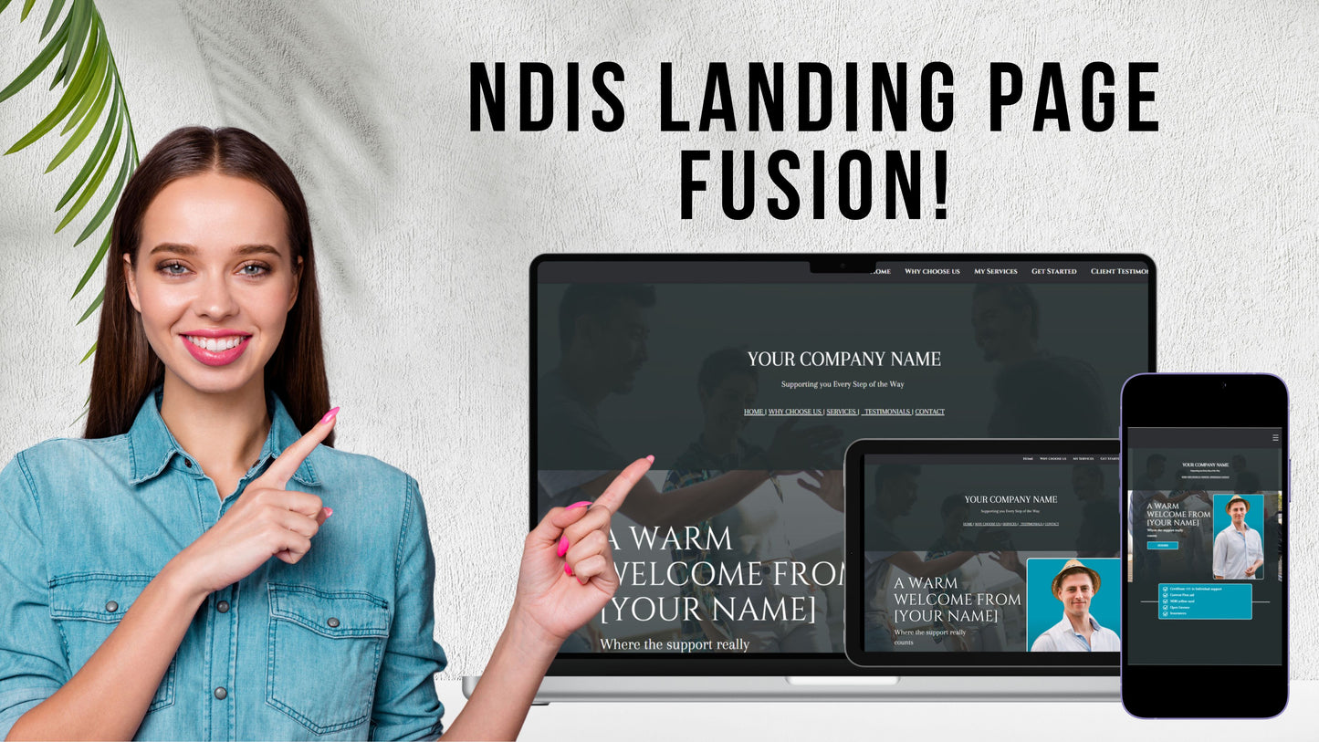 Fusion Landing Page Template